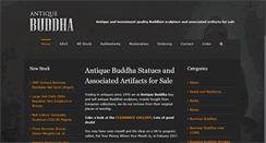 Desktop Screenshot of antiquebuddha.co.uk